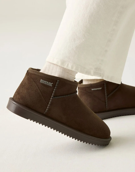  Regatta Risley Short Waterproof Boots In Brown 