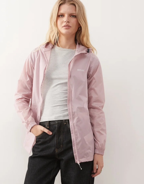  Regatta Womens Pack It Jacket Iii In Purple 