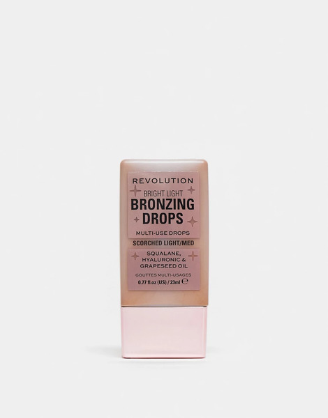  Revolution Bright Light Bronzing Drops  Bronze Scorched Brown 