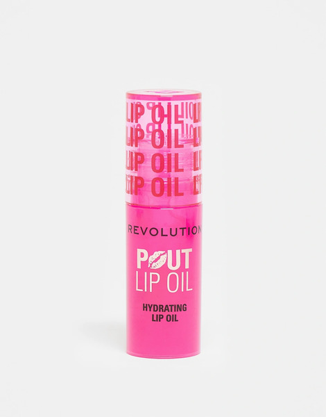  Revolution Pout Lip Oil Raspberry Pink 