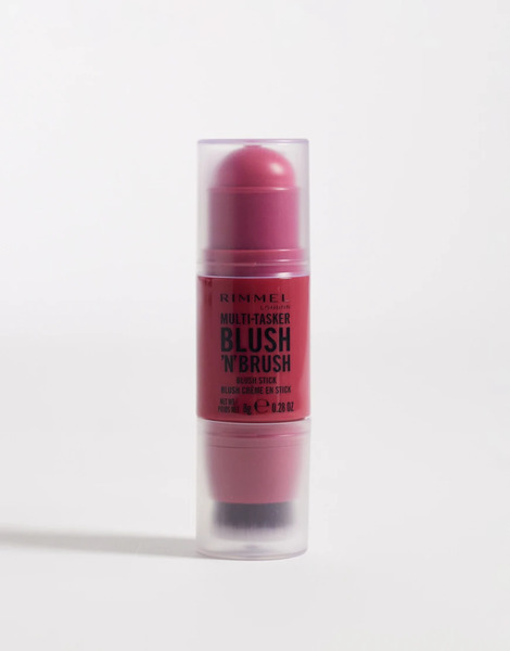  Rimmel London Multi  Tasker Blush'n'brush Stick   Fushia Glam Neutral 
