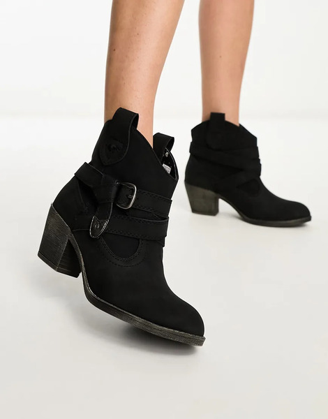  Rocket Dog Satire Ankle Boot In Black 