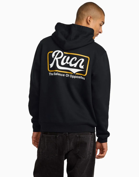  Rvca Frame Up Hoodie In Black 