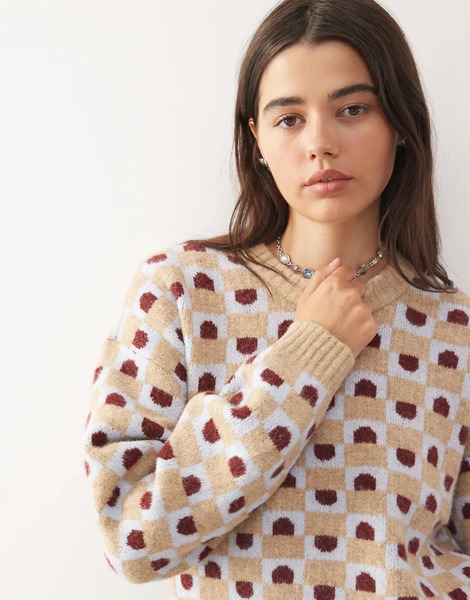  Rvca Prep Jumper Top In Sky Blue 