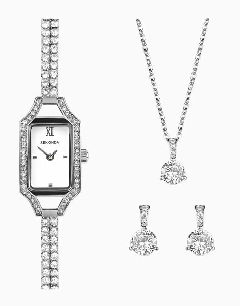  Sekonda Gatsby Womens 15mm Analogue Watch With Silver Case And Brass Bracelet With Silver White Dial 