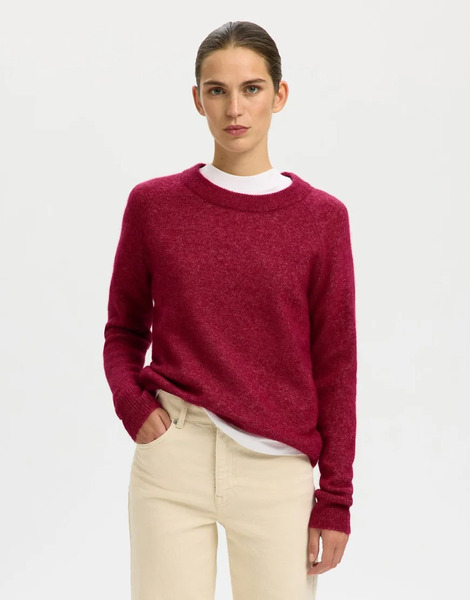  Selected Jumper In Anemone Pink 