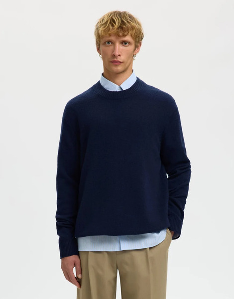  Selected Jumper In Sky Captain Grey 