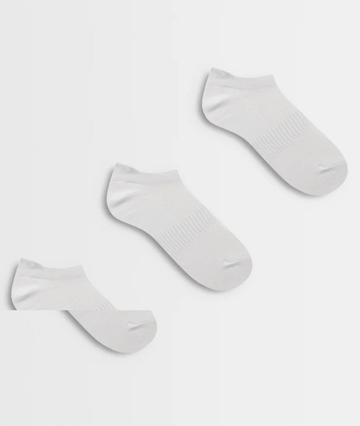  Selected 3 Pack Trainer Socks In White 