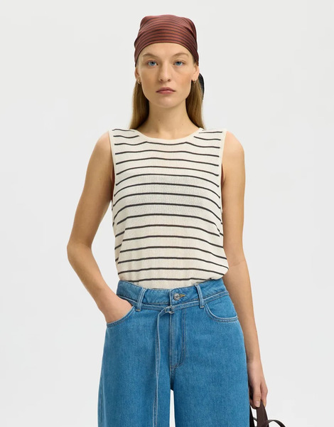  Selected Tank Top In Birch 1 Neutral 