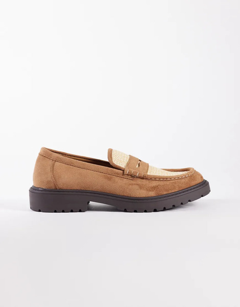  Seqwl Calvin Pier Tassel Loafer In Natural Neutral 
