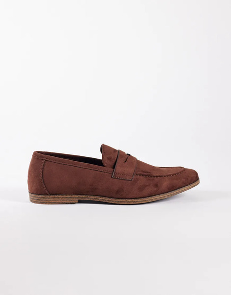  Seqwl Charlie Loafer In Brown Micro 