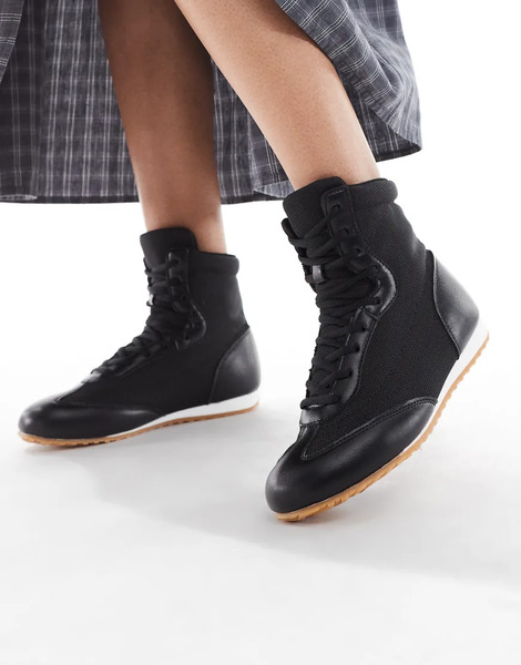  Seqwl Drifters Boxing Boots In Black 
