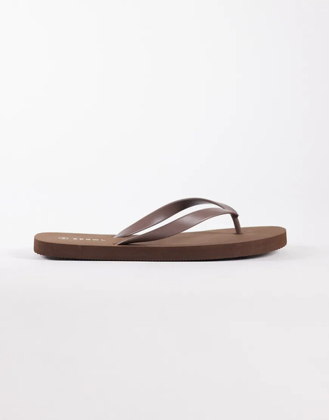 Seqwl Flip Flops In Brown 