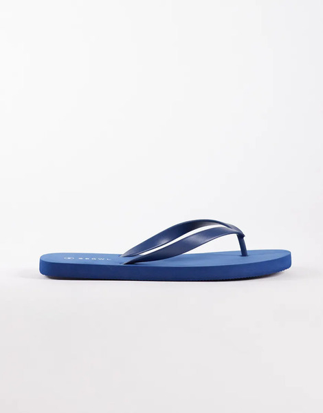  Seqwl Flip Flops In Navy Blue 