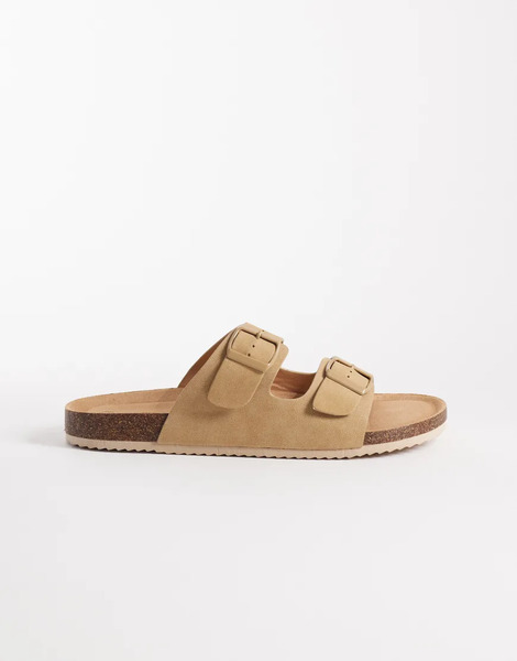  Seqwl Molsen Sandals With Buckles In Taupe Neutral 