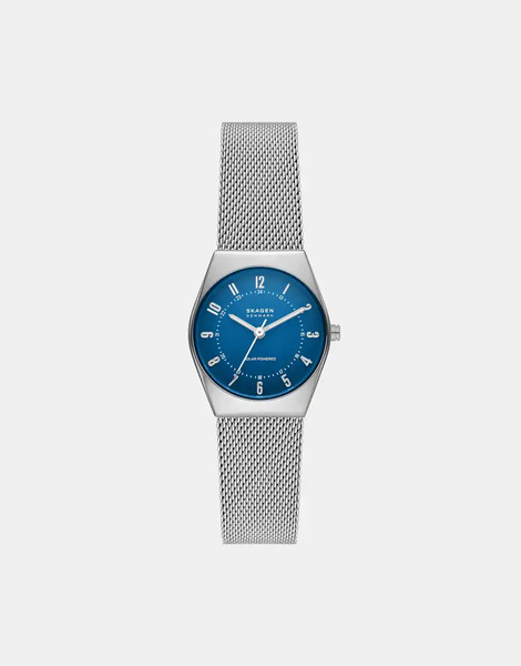  Skagen Women's Grenen Lille Solar Powered Solar Powered Disc, Stainless Steel Watch, Skw3080 In Silver 