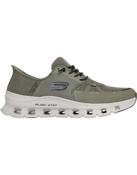  Skechers Glide Step Pro Shoe In Olive Green 