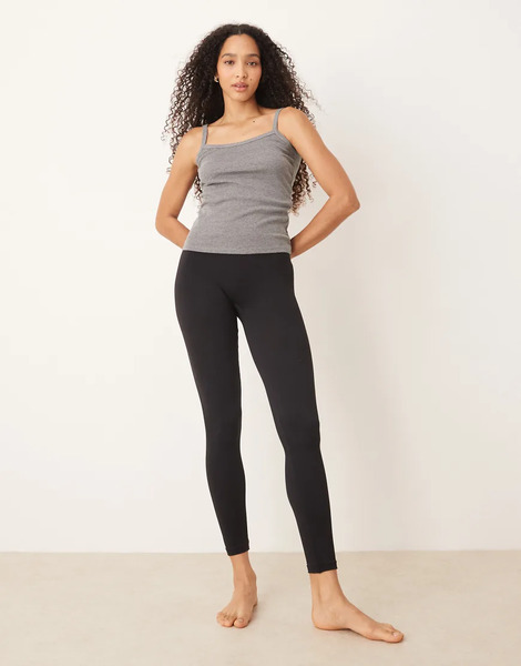  Spanx Shaping Leggings In Black 