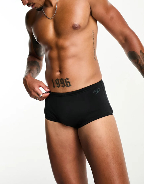  Speedo Endurance Swim Trunks In Black 