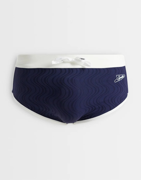  Speedo Jetstream Texture 3.5 Swim Brief In Navy 