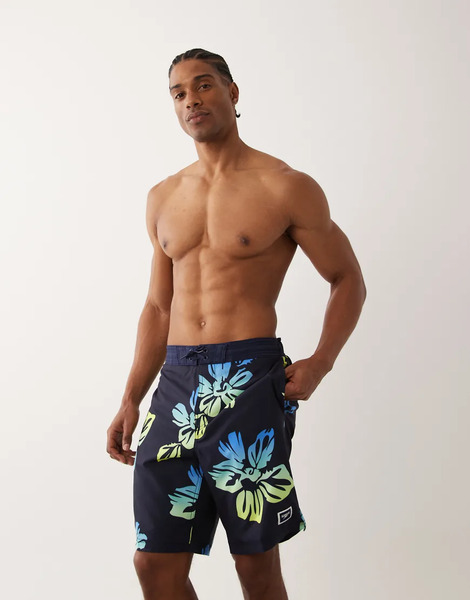  Speedo Print Bondi 20 Boardshort In Navy 