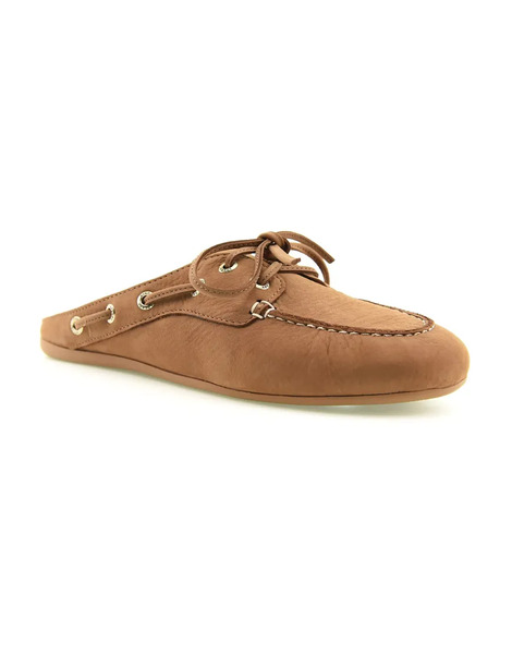  Sperry Slimboat Mule In Tan Brown 