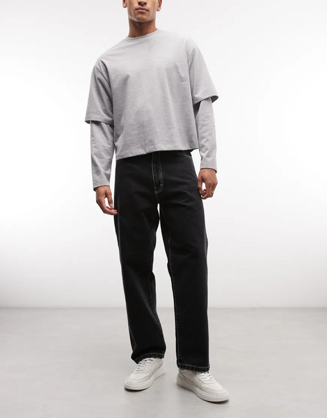  Stan Ray Denim Relaxed Fit Jeans In Black 