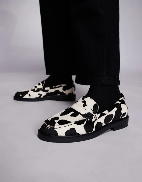  Steve Madden Adision Loafer In Cow Multi 