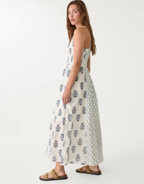  Stradivarius Midi Dress In Navy Blue 