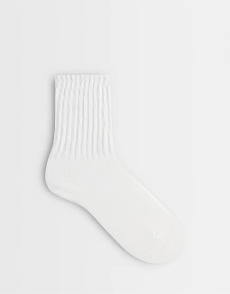  Sui Ava Magda Socks In White 