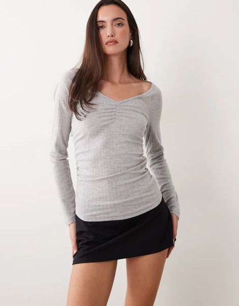  Supre Sleek Aline Mini Skort In Black 