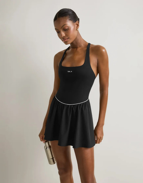  Tala Skinluxe Floaty Active Dress In Black 