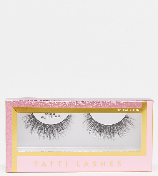  Tatti Lashes X Asos Exclusive Faux Lash Extension   Miss Popular Black 