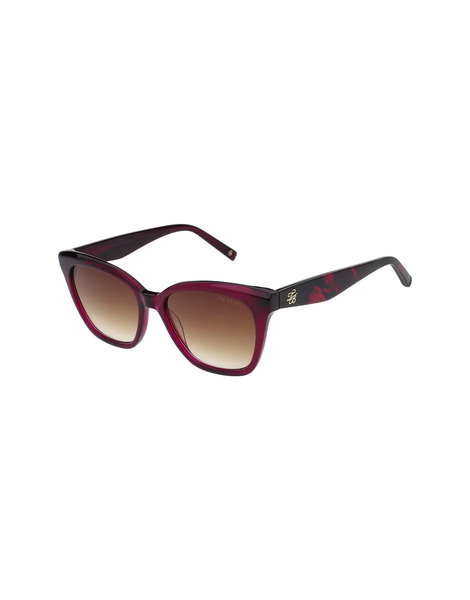  Ted Baker Lina Sunglasses In Wine Red 