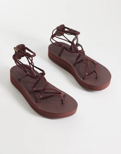  Teva Midform Infinity Sandals In Raisin Purple 