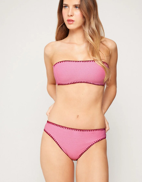  Tezenis Craft Touch Classic Bikini Bottoms In Pink 