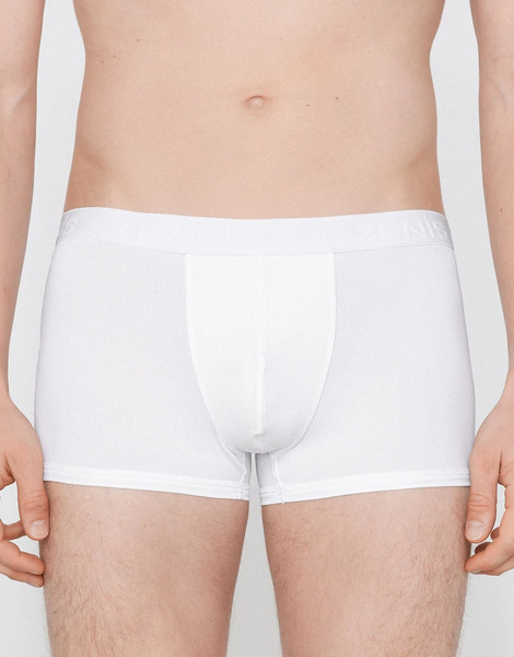  Tezenis Elastic Microfibre Boxers With Logo In White 