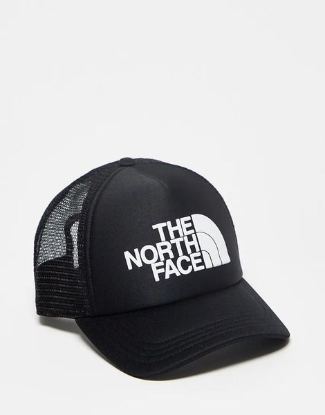  The North Face Logo Trucker Cap In Black 