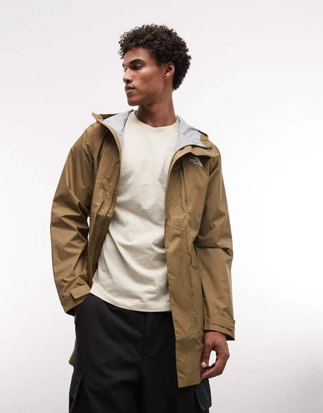  The North Face M Packable Shell Parka In Cedar Brown 