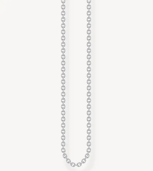  Thomas Sabo Anchor Chain Necklace In Silver 