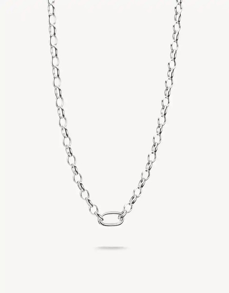  Thomas Sabo Charm Necklace With Connet Link Silver In Silver 