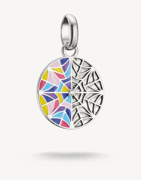  Thomas Sabo Charm Pendant In Multi Silver 