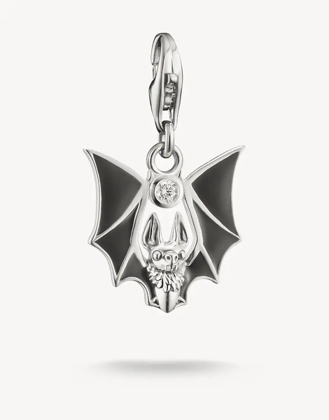  Thomas Sabo Charm Pendant In Silver, Black, White   Silver 