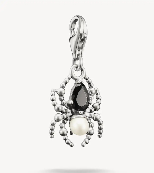  Thomas Sabo Charm Pendant In Silver, Black, White 