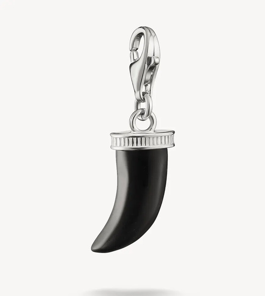  Thomas Sabo Charm Pendant In Silver, Black 