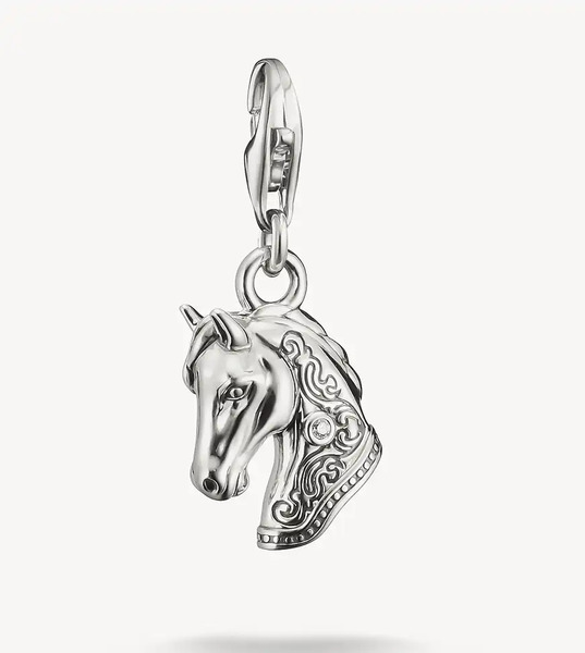  Thomas Sabo Charm Pendant In Silver, White 