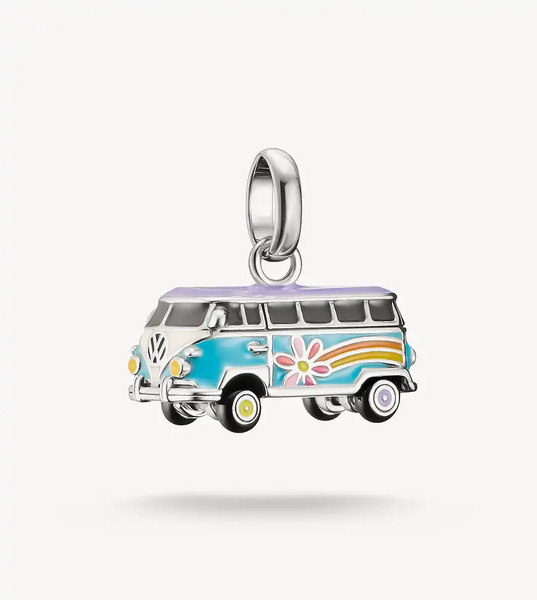  Thomas Sabo Charm Pendant In Silver, White 