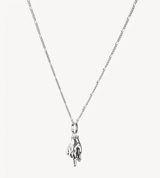  Thomas Sabo Hand Pendant Necklace In Silver 