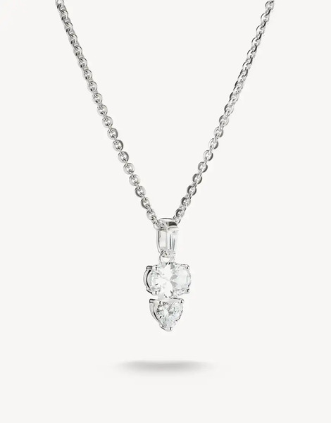  Thomas Sabo Necklace In Silver, White 