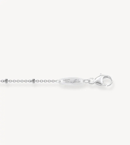  Thomas Sabo Round Fine Chain Necklace In Silver 